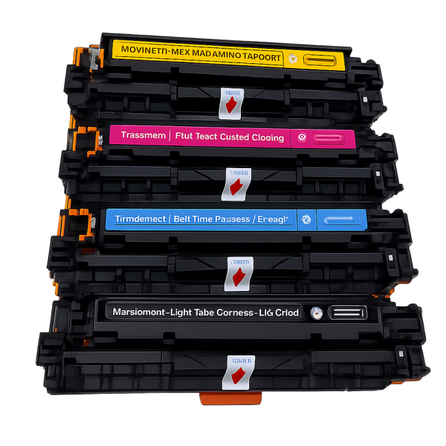 Zestaw tonerów HP 4 sztuki 530A 304A CMYK